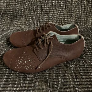 Irregular Choice Brown Leather Shoes